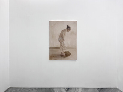 Antonio Montalvo, Siempre, todavía, vista de exhibición. Cortesía de la Galería Espacio Mínimo