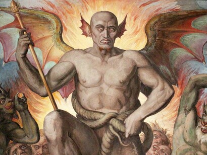 Lucifer, Joseph Anton Koch, (1825-28)