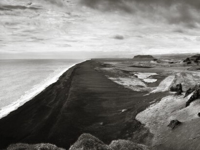 Neil Folberg, Cape Dyrholaey, Iceland, 2014, Archival Pigment Print, 65 × 36 in, 165.1 × 91.4 cm, detail
