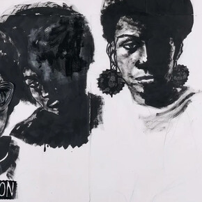 Damon Locks, Distortion, 2025. Courtesy of Goldfinch Gallery