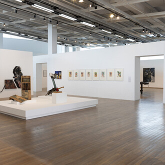 Varios artistas, La memoria de la colección. El Moderno en el parque, vista de exhibición. Cortesía del Museo de Arte Moderno de Buenos Aires