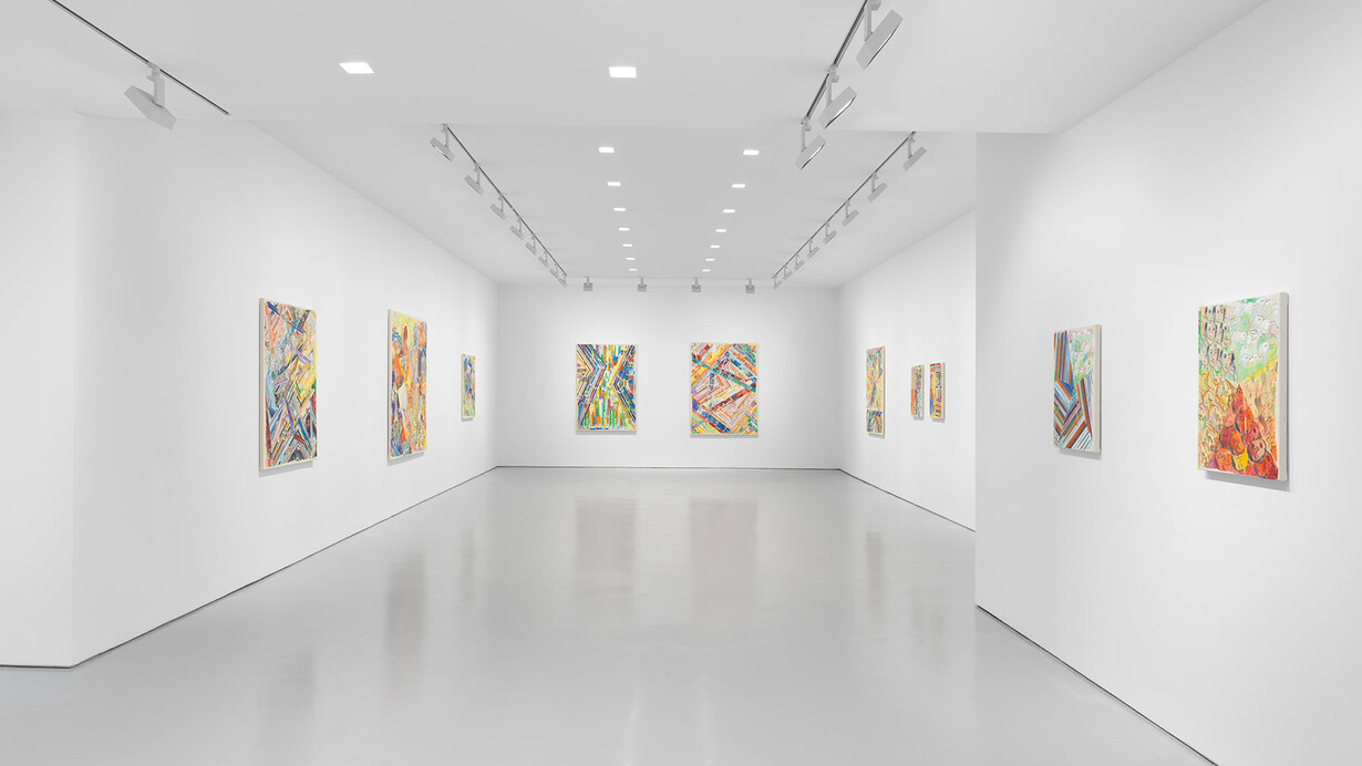 Franklin Evans, Someofsomeofall, exhibition view. Courtesy of Miles McEnery Gallery