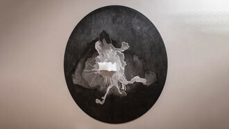 Raffaele Avella, Bianconero, collettiva, 2014, Spazio Amira, Nola, foto Rosario Spanò proDUCKtion.it
