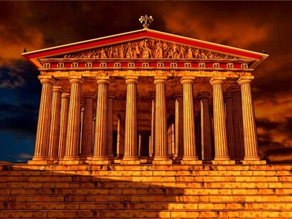 O Parthenon, em Atenas, Grécia
