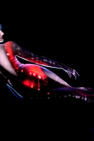 A performance at the Crazy Horse in Paris, France