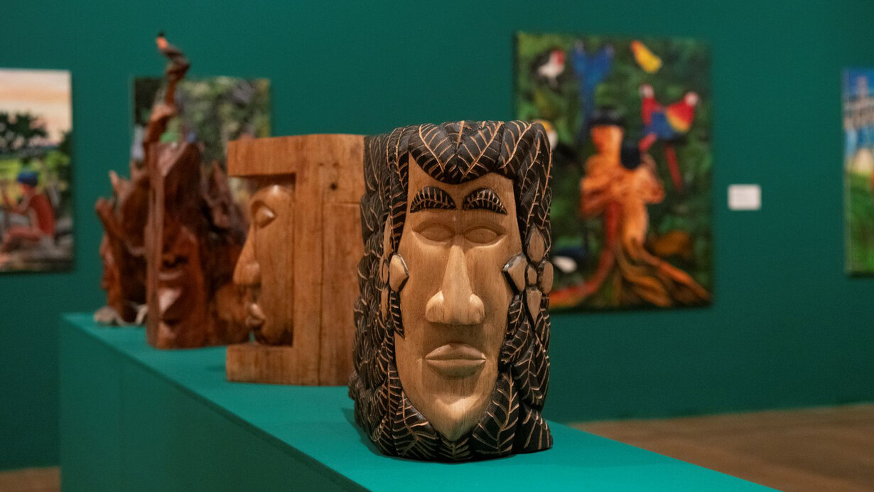 Artistes variés, Macunaíma est Duwid, vue de l'exposition. Avec l'aimable autorisation de la Pinacoteca