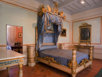 Roberto Ridi, Dormitorio del eEmperador en Villa dei Mulini, Portoferraio