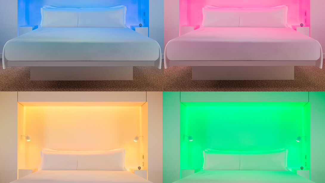 St Martins Lane Hotel, Light feature