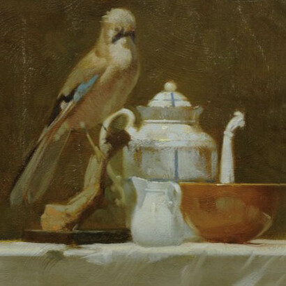 Ottavio Mazzonis, Natura silente, particolare
