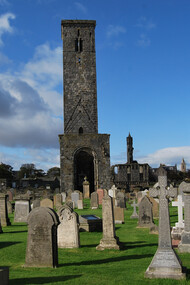 St. Andrews. Le cimetière et l'ancienne cathédrale