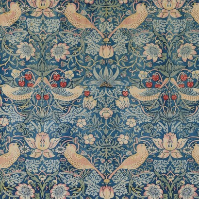 William Morris, Strawberry Thief, 1883, Morris & Co., Photo: Brain Trust Inc
