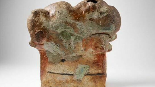 Jacqueline Lerat (1920-2009), Sculpture, circa 1970-75, stoneware, 35 x 37 x 14.7 cm