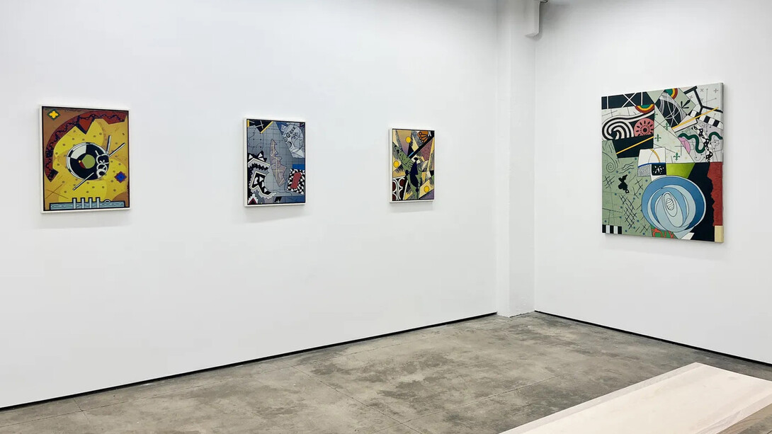 D. Jack Solomon, All in good time, exhibition view. Courtesy of Kathryn Markel Fine Arts