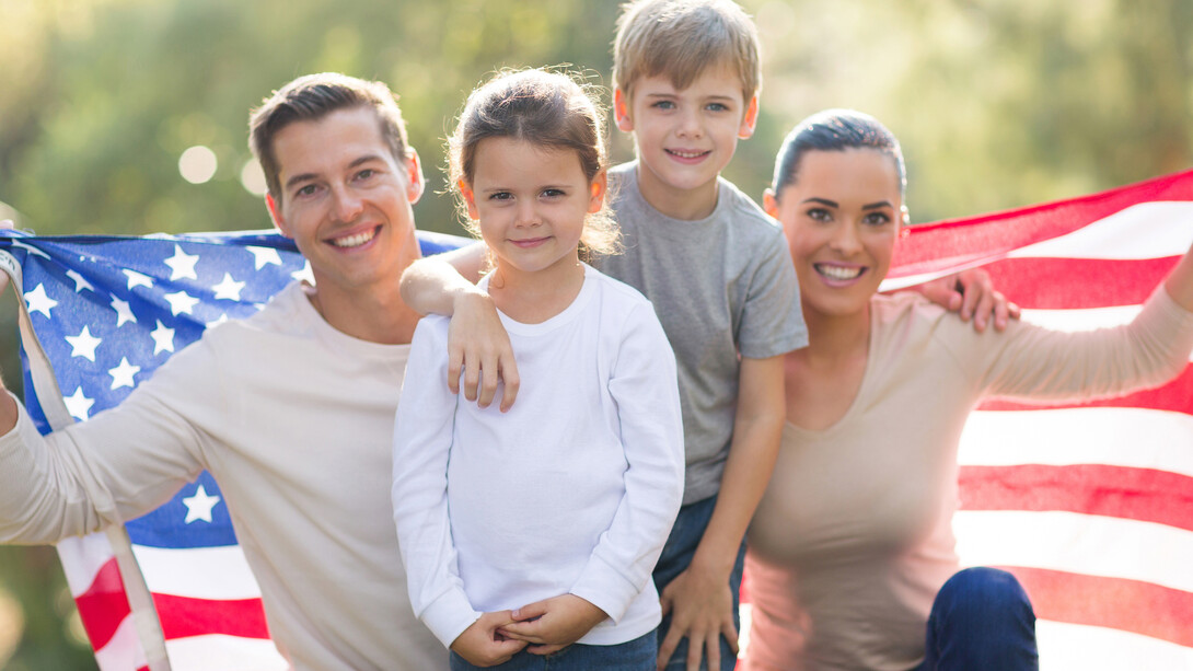 An American family in Europe