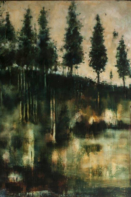 Matthew Phelps, Painting II, Oil on Board, 48 x 36 in
