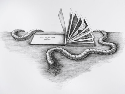 Epoh Beech, Open book. Courtesy of Lee Sharrock. Photo by Justin Piperger