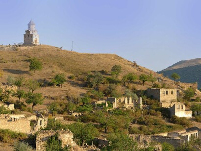El pueblo de Karaglukh en la provincia de Hadrut, Nagorno-Karabaj