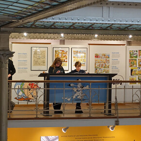 Dogmatix and co. The great story of a little dog, exhibition view. Courtesy of Comic Art Museum
