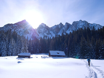 Chalet nella neve