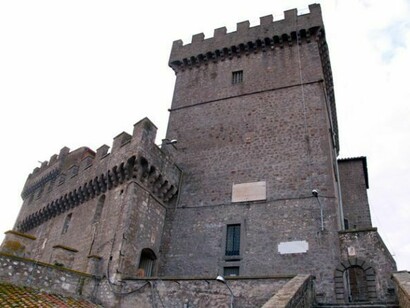 The tower of the castle of Soriano nel Cimino