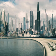Futuristic metropolis