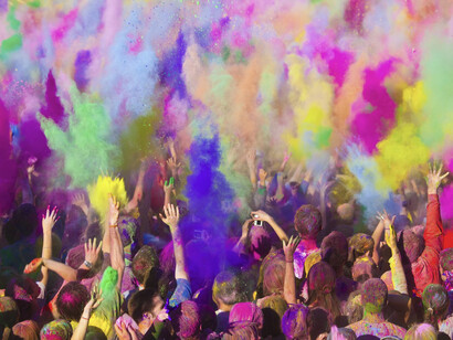 Festival de Holi, Nepal. Lluvia de colores