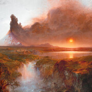 Frederic Edwin Church, Cotopaxi (detail), 1862. Courtesy of DIA