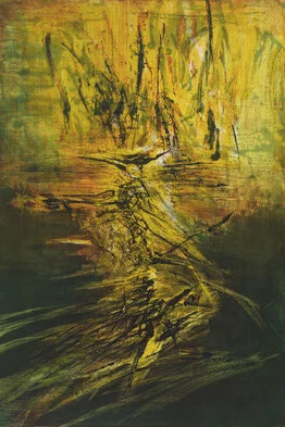 Zao Wou-Ki, Untitled (detail), 1963. Courtesy of M+ Museum