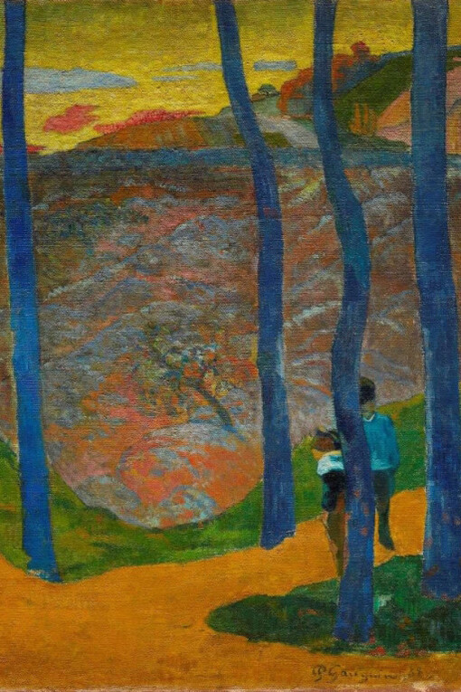 Paul Gauguin, Blue Trees. Your Turn Will Come, My Beauty!