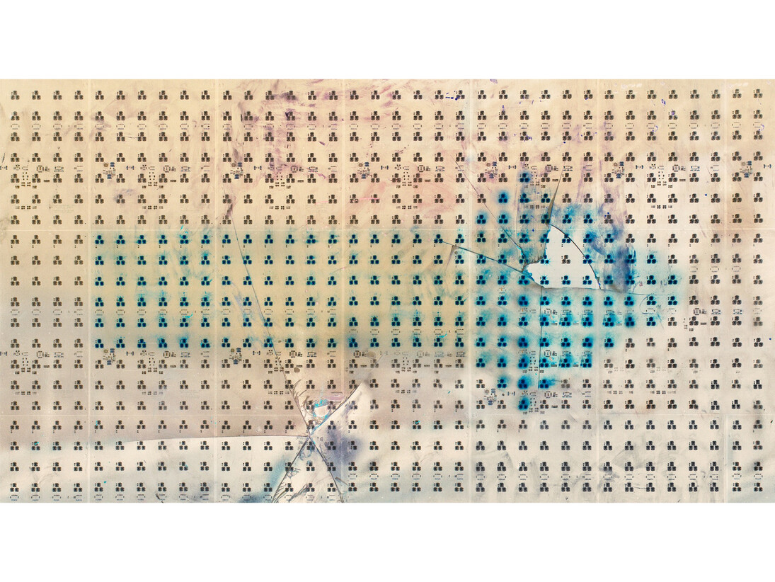 Shannon Ebner, Traffic Control Device, 2014, Archival pigment print, 127 x 240 cm, 50 x 94 1/2 in, Edition of 5