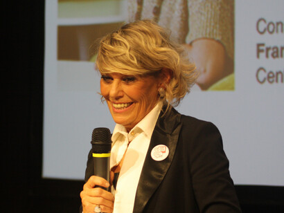 Franca Melfi a un convegno