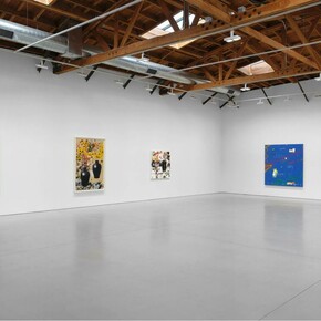 Raymond Saunders, Notes from LA, exhibition view. Courtesy of David Zwirner Gallery