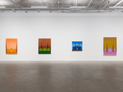 Salomón Huerta, Stillness, exhibition view. Courtesy of Harper’s Gallery