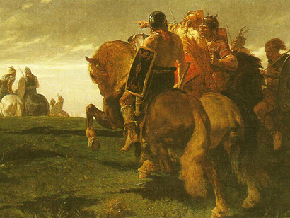 Évariste-Vital Luminais, "I Galli", Musée des Beaux-Arts di Nancy