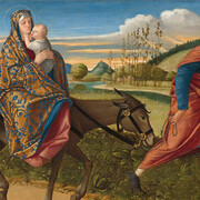 Vittore Carpaccio, Der heilige Georg und der Drache sowie vier Szenen des Martyriums des heiligen Georg, 1516. Courtesy of Staatsgalerie Stuttgart