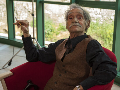 Tiberio Murgia durante l'intervista