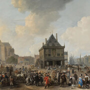 Panorama Amsterdam, painting in exhibition. Courtesy of Amsterdam Museum