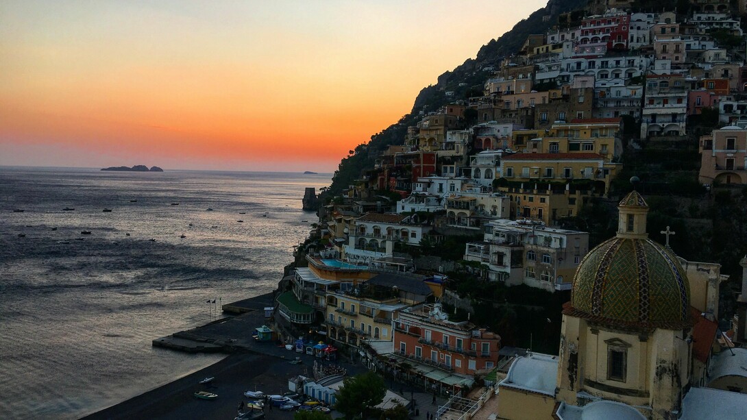 Positano, en la espectacular costa de Amalfi