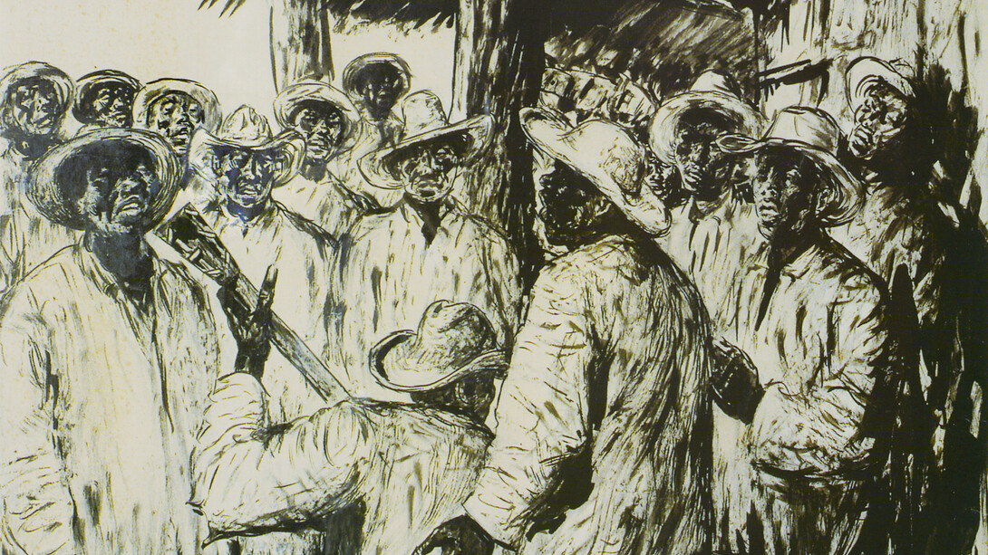 De la serie «Dibujos de negros» (1938) de Alfonso Daniel R. Castelao