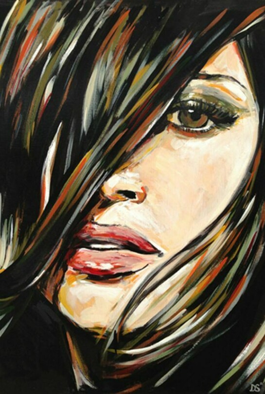 Daniel Simeonov, brunette, Acrylic on Canvas, 30" x 24"