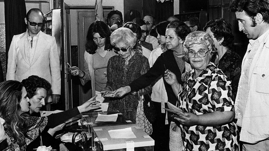 Era finales de los años setenta: se votaba por primera vez en España desde la II República 