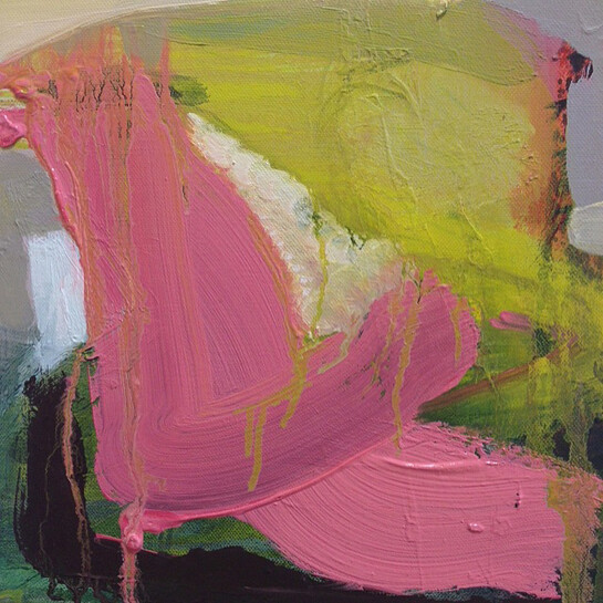 Eamon Colman, There is no road through, 2015, oil on linen, 30 x 30 cm