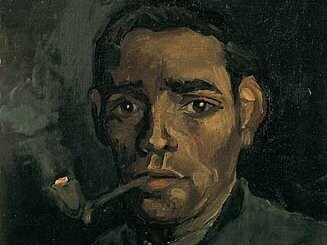 Cabeça de um homem, de Van Gogh. A sua pintura revela uma nova perspectiva em relação ao homem e à natureza, e que o torna peculiar, devido a uma visão única sobre o que o rodeava