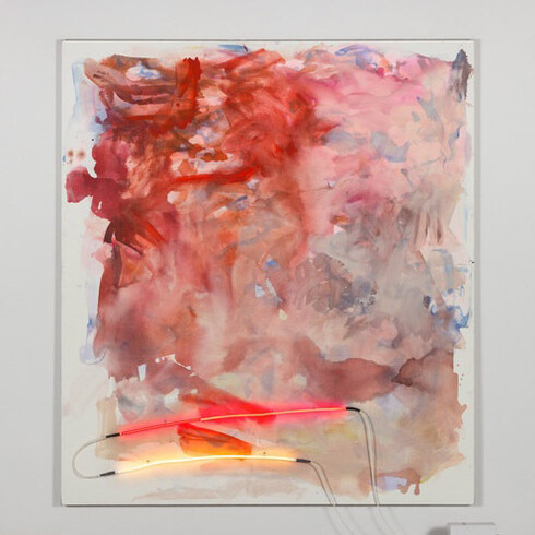 Mary Weatherford. Courtesy of Tang Museum