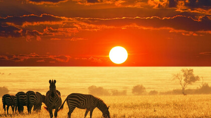 Sunset in Africa