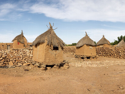 Mali. Típica arquitectura local