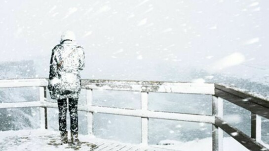 Maroesjka Lavigne, Viewpoint, Gullfoss, Reykjavík, 2011, from the series Ísland, 24 x 35.5 inches / 60 x 90 cm (edition of 8), 29.5 x 43.5 inches / 75 x 110 cm (edition of 8), archival pigment print