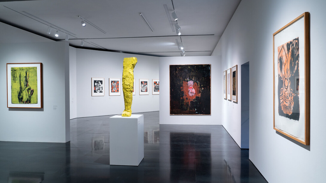 Baselitz. Avanti! Vista della mostra. Cortesia del Museo Novecento