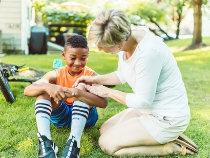 A child finding comfort in his mom’s presence, reflecting the strength of unconditional encouragement