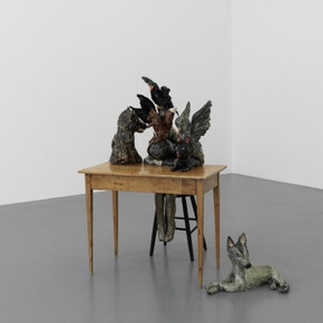 Klara Kristalova, Exhibition view. Courtesy of Perrotin 